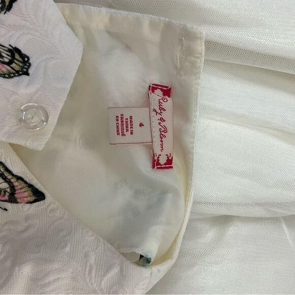 Ruby & Bloom Floral Butterfly Fit and Flare Dress Size 4 - Picture 12 of 14